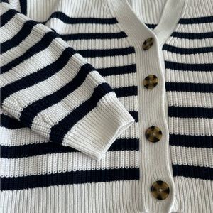 Stripped chunky sweater